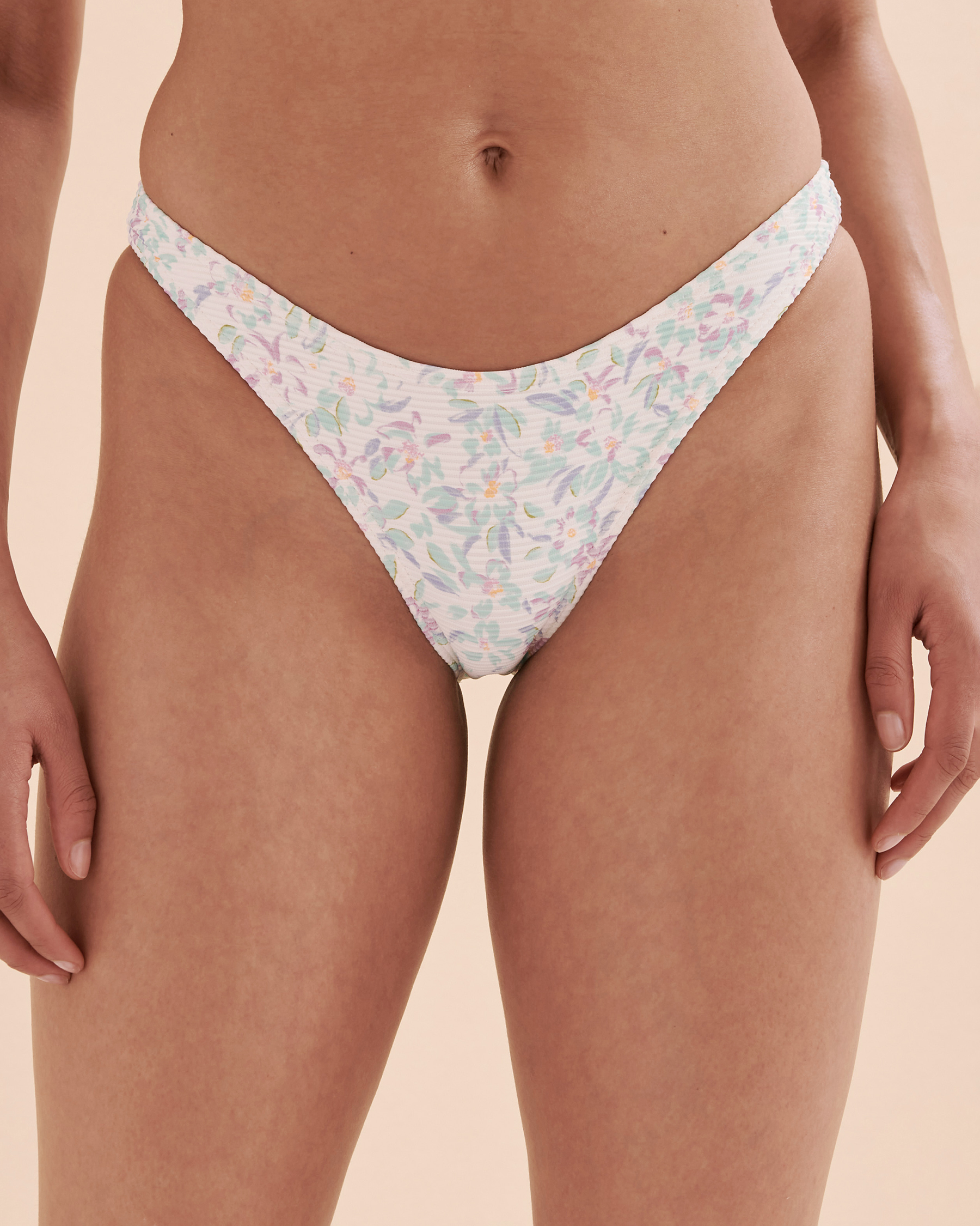 Billabong Sweet Oasis Tanlines High Leg Bikini Bottom Pastel Print