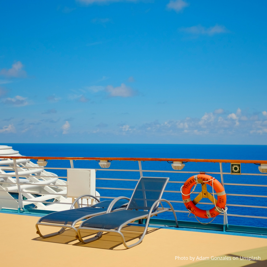 A cruise ship deck