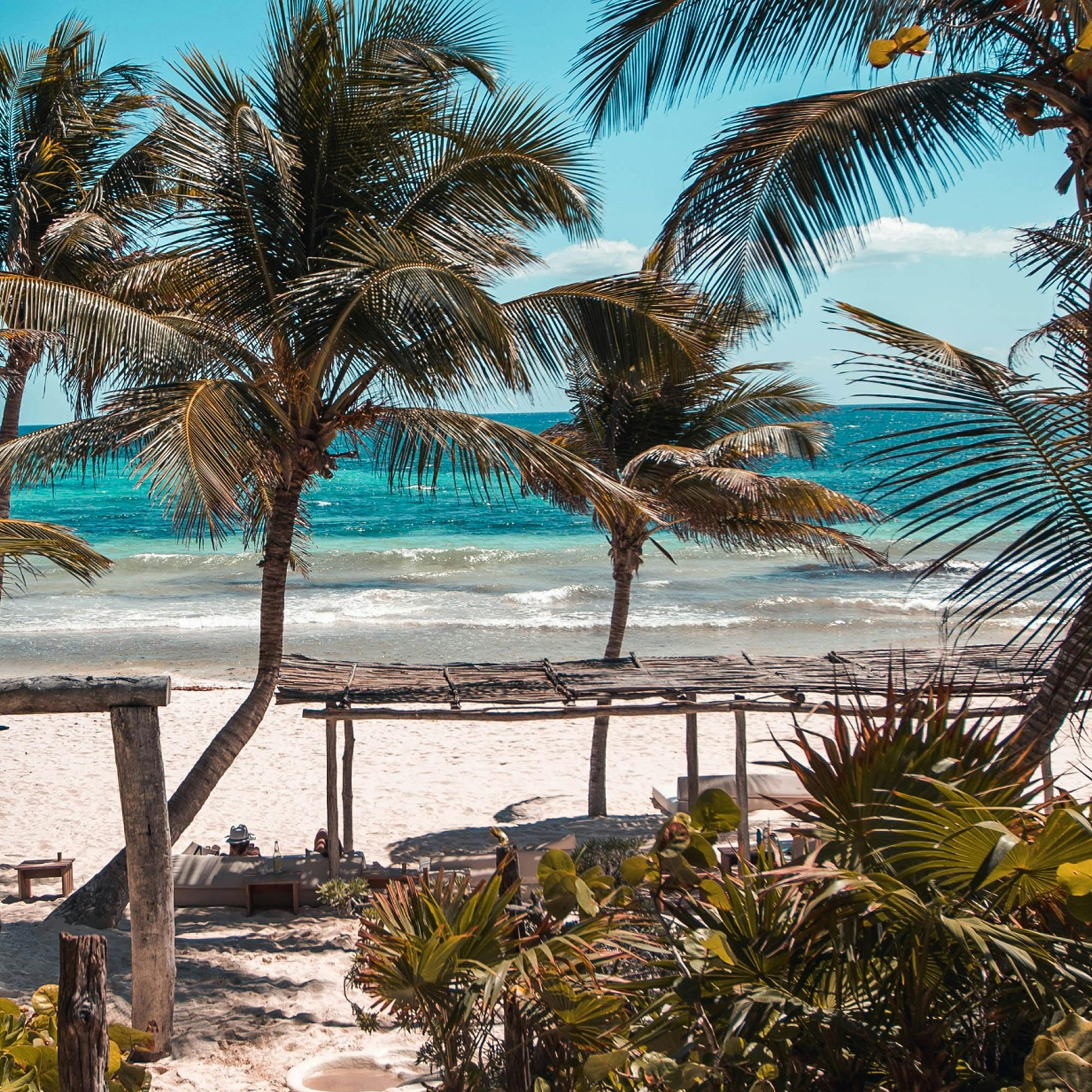 A beach in Mexico