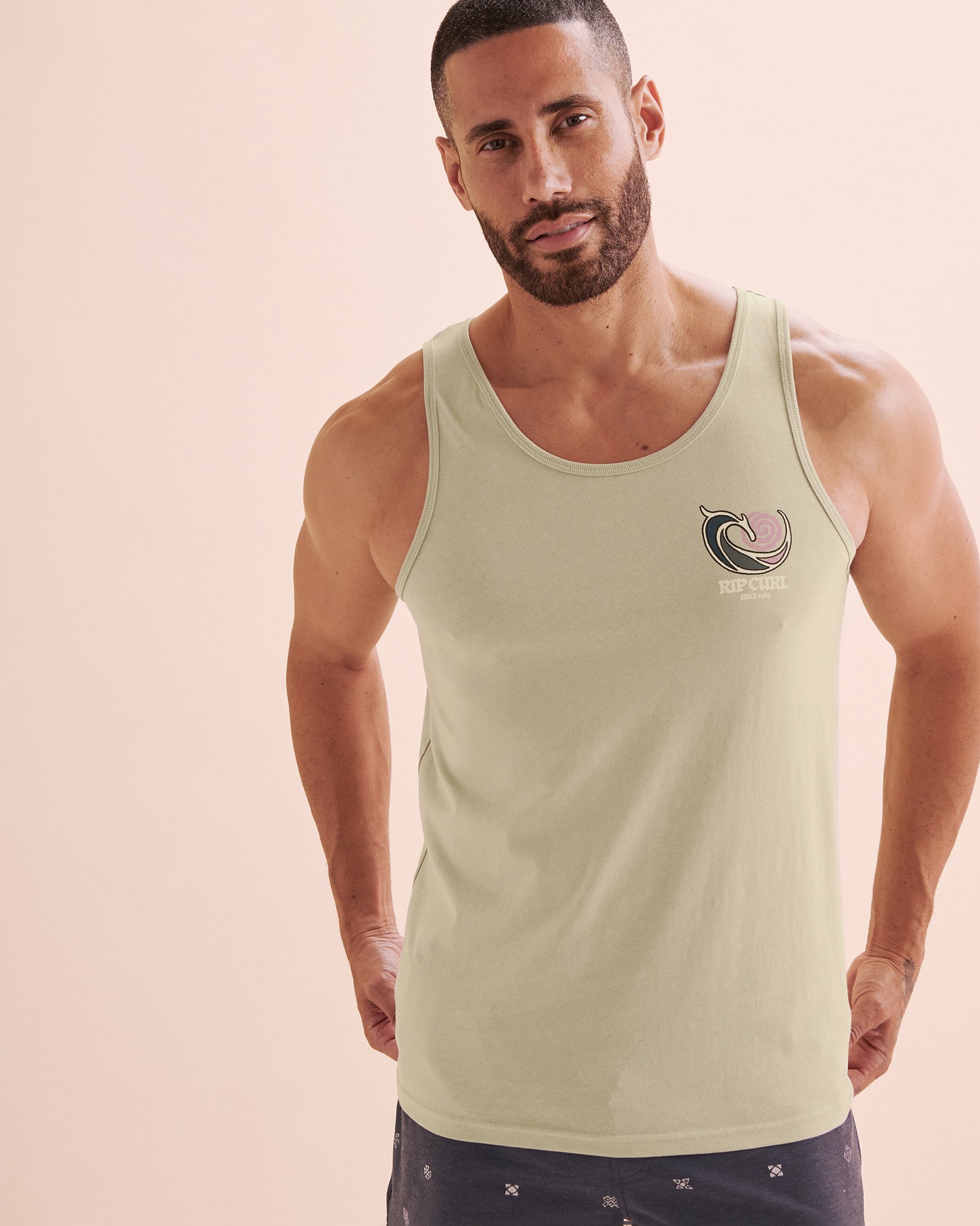 RIP CURL Hazed and Tubed Tank Top Mint Green 0KZMTE - View1