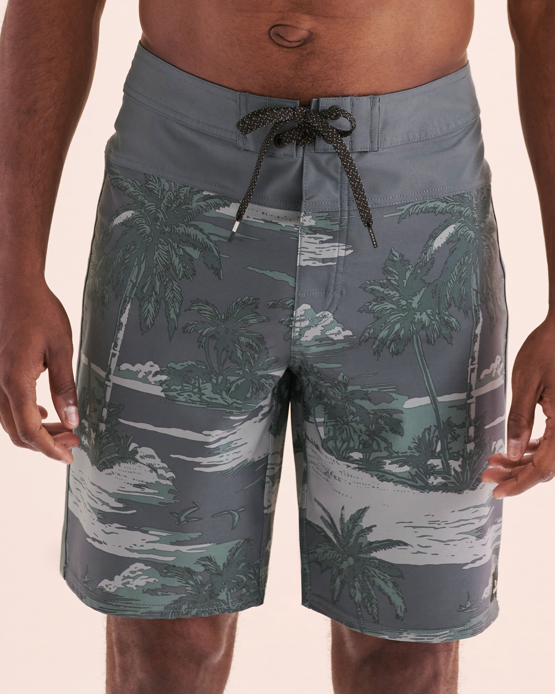 RIP CURL Maillot boardshort Mirage Barrel Killa Bleu minéral 0BGMBO - View1