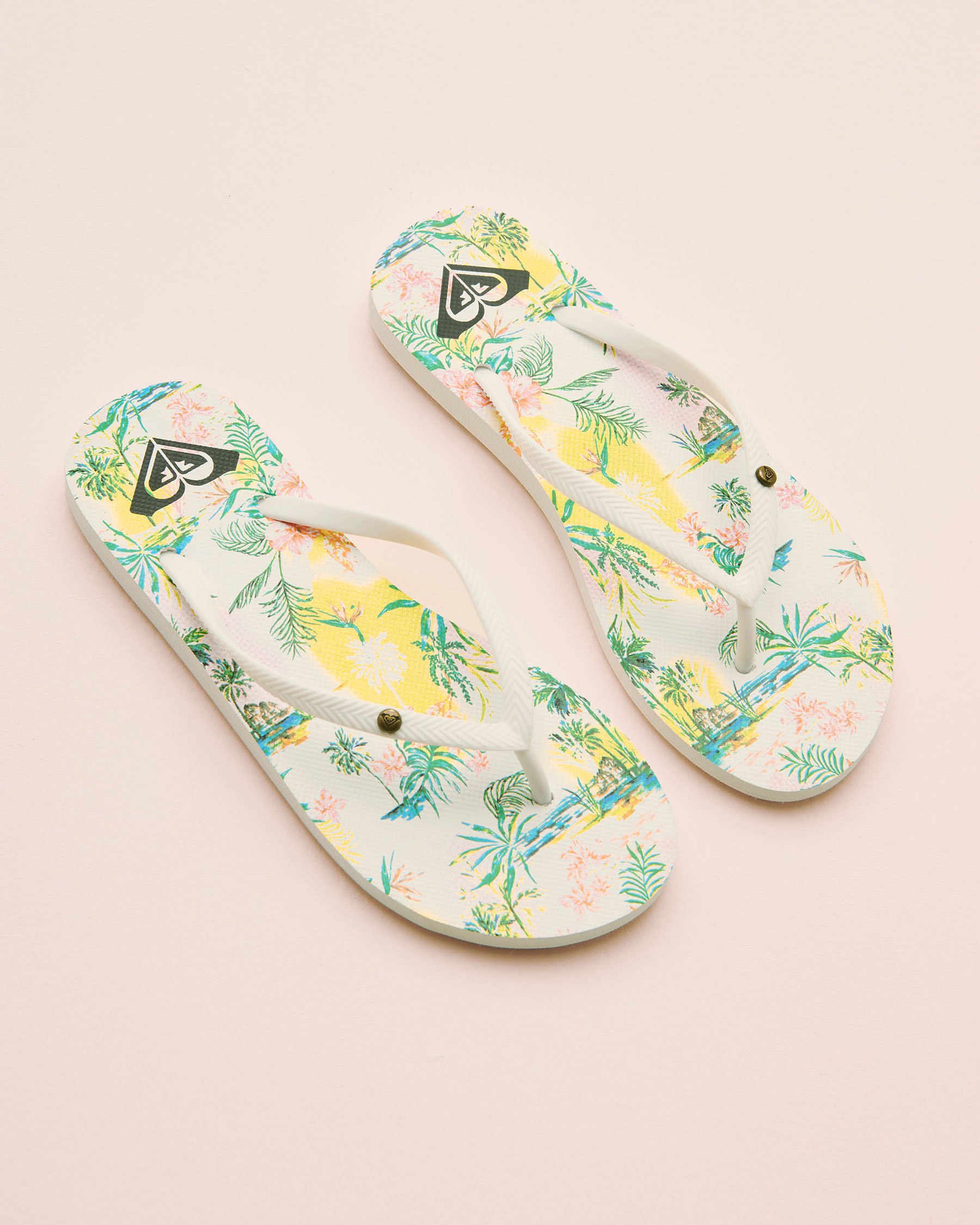 ROXY Bermuda Print Flip-flops White 13901670 - View1