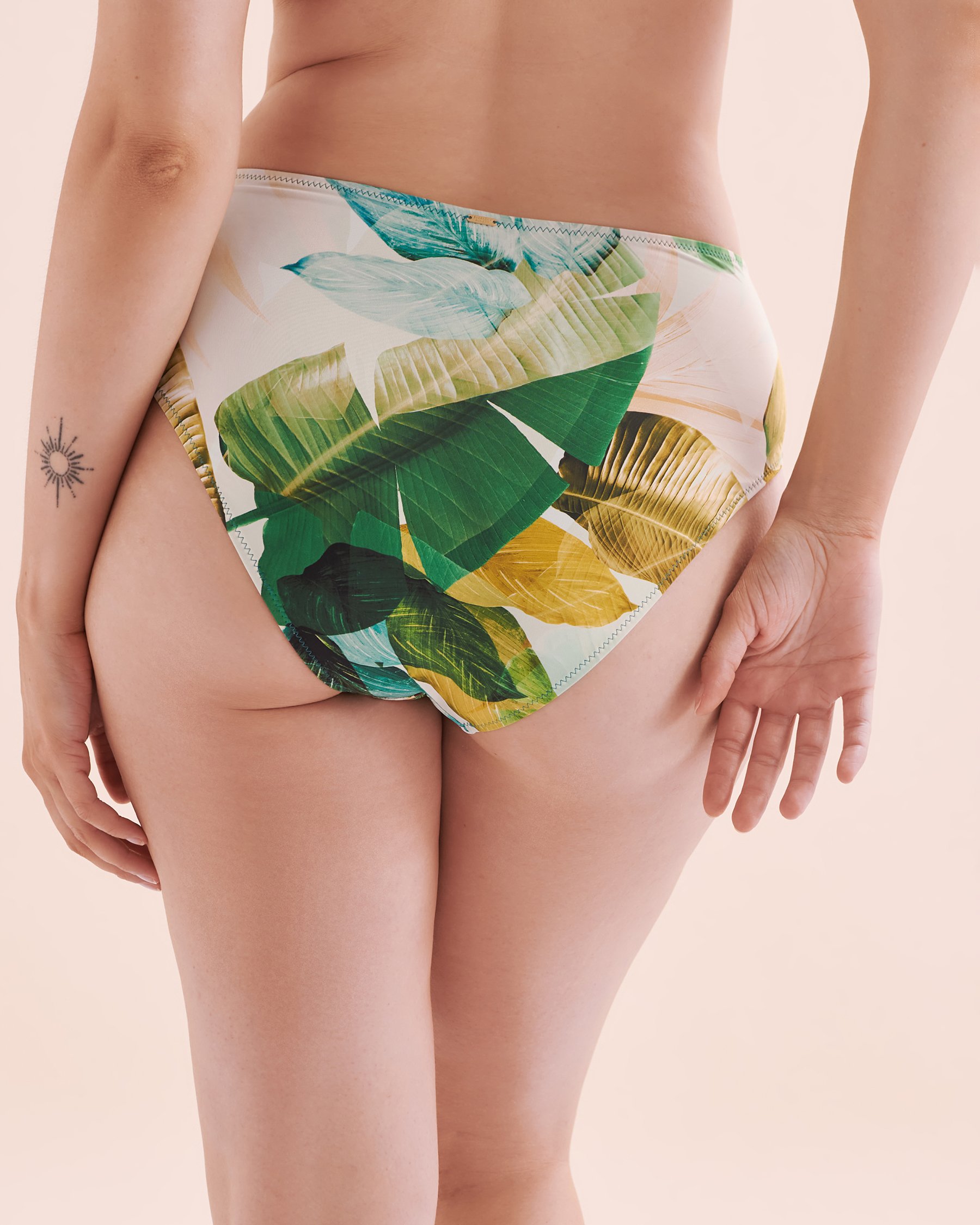 Pacific Jungle High Waist Bikini Bottom